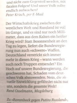 Deutschland wird endlich Kriegspartei! (gedruckt) Deutschland wird endlich Kriegspartei! (gedruckt)