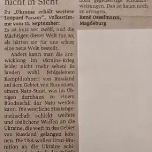 Ukraine erhält weitere Leopard-Panzer! (gedruckt) Ⓚ