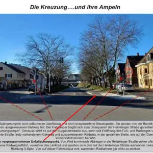 Wiedereröffnung Heldelinger Straße - Die Kreuzung und ihre Ampeln (gedruckt)