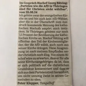Im Gespräch Bischof Georg Bätzing: 