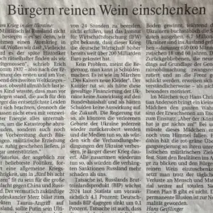 Militärisch ist Russland nicht zu besiegen…(gedruckt)